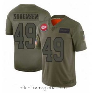 Ravishing Kansas City Chiefs 49 Daniel Sorensen Limited Camo 2019 Salute to Service Football Jersey