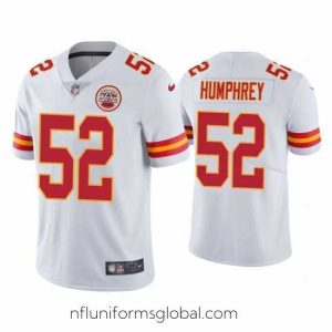Gorgeous Kansas City Chiefs 52 Creed Humphrey Vapor Limited White Jersey