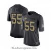 Stunning Kansas City Chiefs 55 Frank Clark Limited Black 2016 Salute to Service Football Jersey