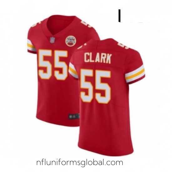 Captivating Kansas City Chiefs 55 Frank Clark Red Team Color Vapor Untouchable Elite Player Football Jersey