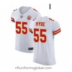 Exquisite Kansas City Chiefs 55 Frank Clark White Vapor Untouchable Elite Player Football Jersey