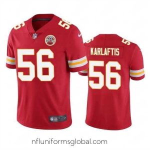 Irresistible Kansas City Chiefs 56 George Karlaftis Red Vapor Untouchable Limited Stitched Football Jersey
