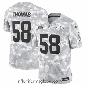Enchanting Kansas City Chiefs 58 Derrick Thomas 2024 Arctic Camo Salute To Service Limited Stitched Football Jersey