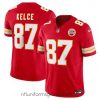 Alluring Kansas City Chiefs 87 Travis Kelce Red 2023 F.U.S.E  Vapor Untouchable Limited Stitched Jersey