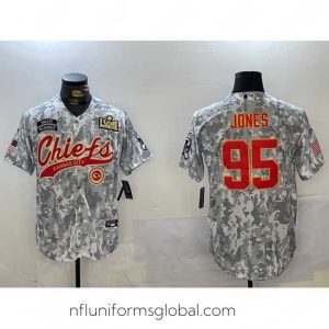 Exquisite Kansas City Chiefs 95 Chris Jones 2024 Arctic Camo Salute To Service Stitched Baseball Jersey 5
