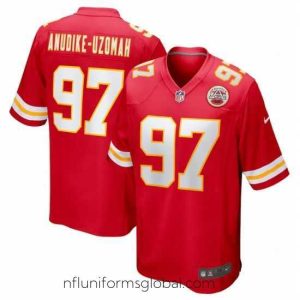 Ravishing Kansas City Chiefs 97 Felix Anudike Uzomah Red Limited Stitched Football Game Jersey