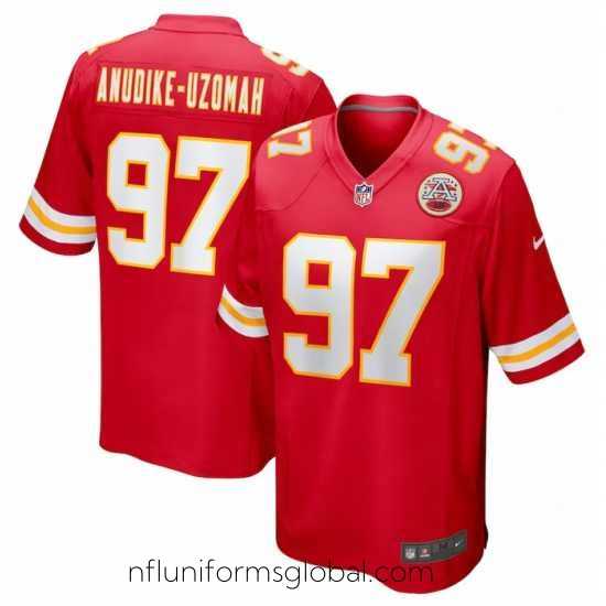 Ravishing Kansas City Chiefs 97 Felix Anudike Uzomah Red Limited Stitched Football Game Jersey