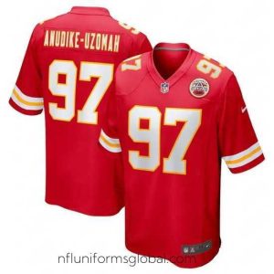 Irresistible Kansas City Chiefs 97 Felix Anudike Uzomah Red Limited Stitched Football Game Jersey