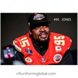 Captivating Kansas City Chiefs Chris Jones #95 Nike Men's Red NFL Vapor Super Bowl Jersey