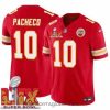 Enchanting Kansas City Chiefs Isiah Pacheco #10 Red 2024 2025 Super Bowl LIX F.U.S.E Stitched Jersey