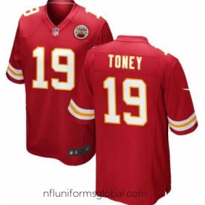 Divine Kansas City Chiefs Kadarius Toney Red Vapor Limited Jersey