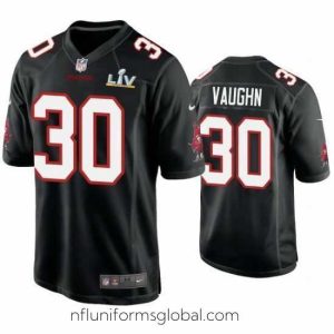 Alluring Ke'Shawn Vaughn Buccaneers Black Super Bowl Lv Game Fashion Jersey