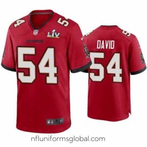 Exquisite Lavonte David Buccaneers Red Super Bowl Lv Game Jersey