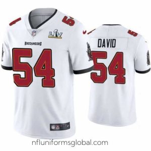 Exquisite Lavonte David Buccaneers White Super Bowl Lv Vapor Limited Jersey