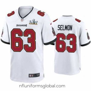 Gorgeous Lee Roy Selmon Buccaneers White Super Bowl Lv Game Jersey