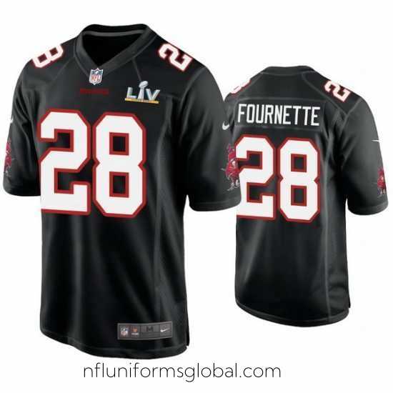 Ravishing Leonard Fournette Buccaneers Black Super Bowl Lv Game Fashion Jersey