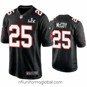 Gorgeous Lesean Mccoy Buccaneers Black Super Bowl Lv Game Fashion Jersey