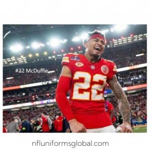 Enchanting Limited Men's McDuffie #22 Football Kansas City Chiefs Super Bowl  Jersey