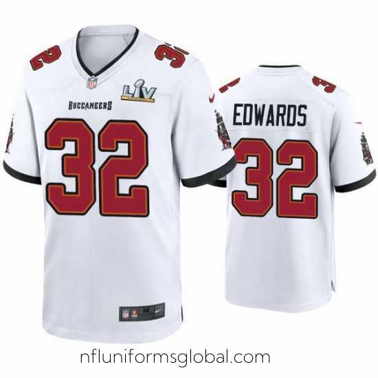 Captivating Mike Edwards Buccaneers White Super Bowl Lv Game Jersey