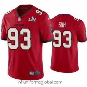 Exquisite Ndamukong Suh Buccaneers Red Super Bowl Lv Vapor Limited Jersey