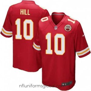 Ravishing Nike Kansas City Chiefs 10 Tyreek Hill Game Red Team Color NFL Jersey