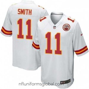 Irresistible Nike Kansas City Chiefs 11 Alex Smith Game White NFL Jersey