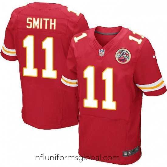 Irresistible Nike Kansas City Chiefs 11 Alex Smith Red Team Color Vapor Untouchable Elite Player NFL Jersey