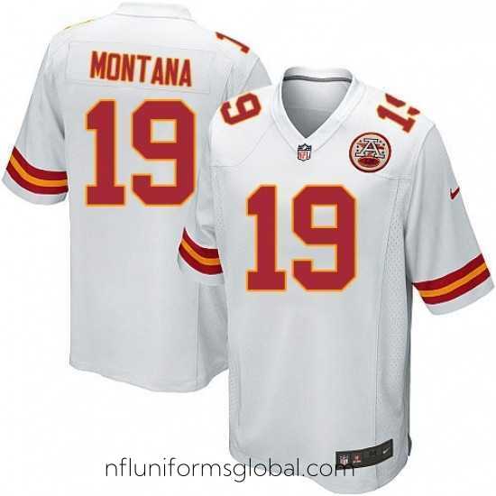 Irresistible Nike Kansas City Chiefs 19 Joe Montana Game White NFL Jersey