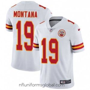 Captivating Nike Kansas City Chiefs 19 Joe Montana White Vapor Untouchable Limited Player NFL Jersey