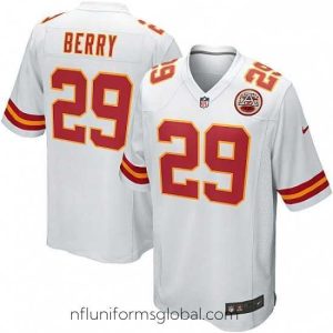 Irresistible Nike Kansas City Chiefs 29 Eric Berry Game White NFL Jersey