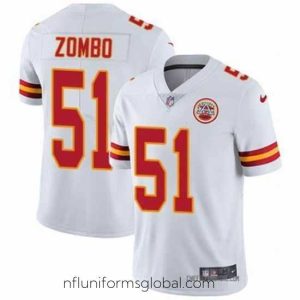 Divine Nike Kansas City Chiefs #51 Frank Zombo White Vapor Untouchable Limited Player NFL Jersey