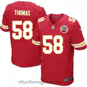 Irresistible Nike Kansas City Chiefs 58 Derrick Thomas Red Team Color Vapor Untouchable Elite Player NFL Jersey