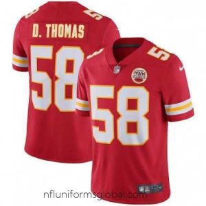 Irresistible Nike Kansas City Chiefs 58 Derrick Thomas Red Team Color Vapor Untouchable Limited Player NFL Jersey
