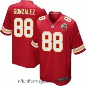 Sumptuous Nike Kansas City Chiefs 88 Tony Gonzalez Game Red Team Color NFL Jersey
