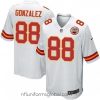 Sumptuous Nike Kansas City Chiefs 88 Tony Gonzalez Game White NFL Jersey
