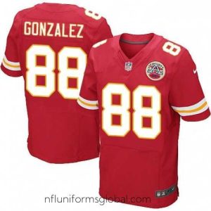Irresistible Nike Kansas City Chiefs 88 Tony Gonzalez Red Team Color Vapor Untouchable Elite Player NFL Jersey