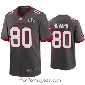 Alluring O.J. Howard Buccaneers Pewter Super Bowl Lv Game Jersey