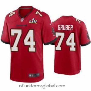 Irresistible Paul Gruber Buccaneers Red Super Bowl Lv Game Jersey