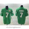 Ravishing Philadelphia Eagles 7 Haason Reddick Green 2025 Super Bowl LIX Patch F.U.S.E  Throwback Vapor Untouchable Limited Stitched Football Jersey