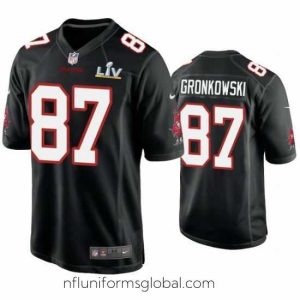 Irresistible Rob Gronkowski Buccaneers Black Super Bowl Lv Game Fashion Jersey