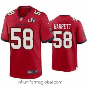 Irresistible Shaquil Barrett Buccaneers Red Super Bowl Lv Game Jersey