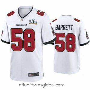 Irresistible Shaquil Barrett Buccaneers White Super Bowl Lv Game Jersey
