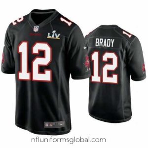 Irresistible Tom Brady Buccaneers Black Super Bowl Lv Game Fashion Jersey