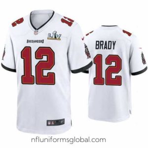 Enchanting Tom Brady Buccaneers White Super Bowl Lv Game Jersey