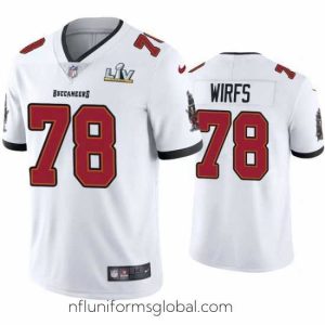 Captivating Tristan Wirfs Buccaneers White Super Bowl Lv Vapor Limited Jersey