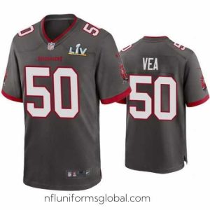 Enchanting Vita Vea Buccaneers Pewter Super Bowl Lv Game Jersey