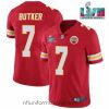Alluring Toddler Kansas City Chiefs 7 Harrison Butker Red Super Bowl LVII Patch Vapor Untouchable Limited Stitched Jersey