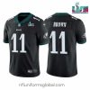 Alluring Toddler Philadelphia Eagles 11 A J  Brown Black Super Bowl LVII Patch Vapor Untouchable Limited Stitched Jersey