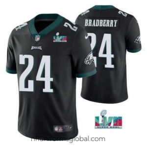 Irresistible Toddler Philadelphia Eagles 24 James Bradberry Black Super Bowl LVII Vapor Untouchable Limited Stitched Jersey