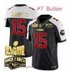 Irresistible kansas City Chiefs Harrison Butker #7 Super Bowl LVIII Back 2 Back Gold Patch Vapor Jersey